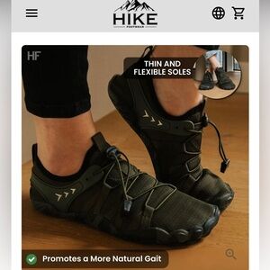Barefoot like shoes from Hike Footwear size8 Caspian Adventure Outdoor, non-slip